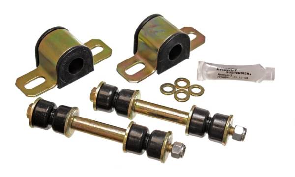 Energy Suspension - Energy Suspension 82-02 Chevrolet Camaro Black 23mm Complete Rear Sway Bar Bushing Set