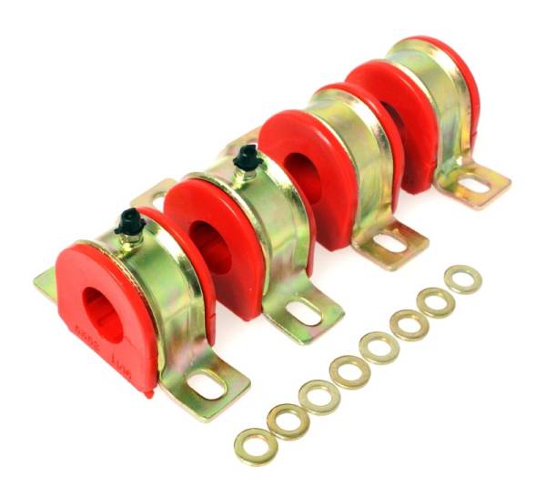 Energy Suspension - Energy Suspension 73-94 GM K5 Blazer/73-81 C-10/C1500 P/U Red 1-1/8in Front Sway Bar Bushing Set