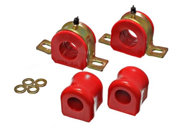 Energy Suspension - Energy Suspension 91-93 GM Syclone/Thphoon 4WD Red 32mm Fr Sway Bar Bushing Set