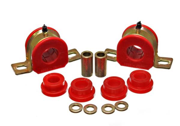 Energy Suspension - Energy Suspension 00-06 Tahoe/Yukon/Denali 2WD Red 28mm Rear Sway Bar Bushing Set