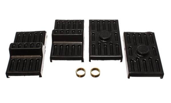 Energy Suspension - Energy Suspension 70-81 Camaro / 70-81 Firebird Black Multi Leaf Spring Isolators