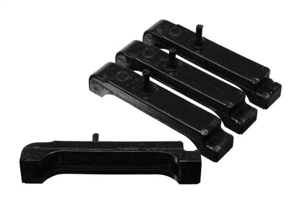 Energy Suspension - Energy Suspension GM BBC Black Radiator Isolator Pad Set - 4 Row