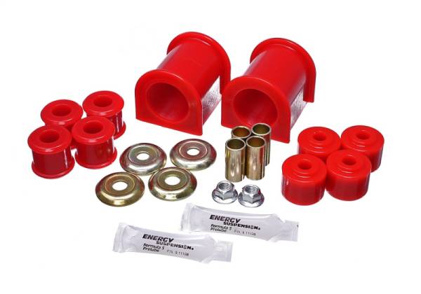 Energy Suspension - Energy Suspension 89-11 Ford F53 Class A Motorhome 1-1/2in Front Sway Bar Bushings - Red