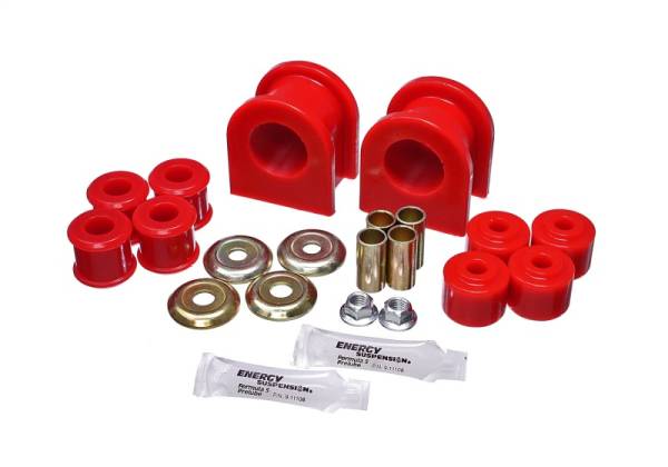 Energy Suspension - Energy Suspension 89-11 Ford F53 Motorhome Red 36mm Rear Sway Bar Bushing Set