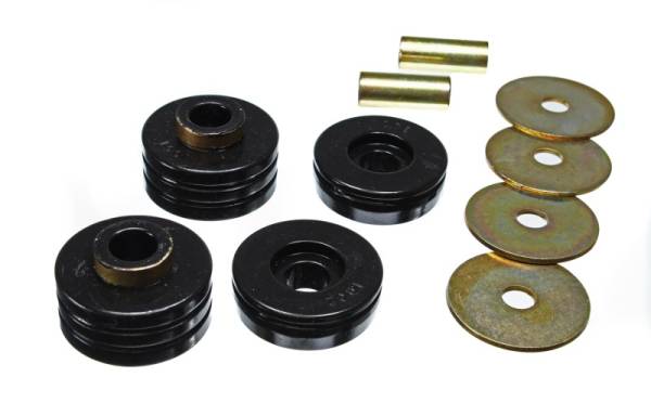 Energy Suspension - Energy Suspension 66-77 Ford Bronco 4WD Black Transmission Mount Set