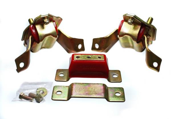 Energy Suspension - Energy Suspension 84-95 Ford Mustang 5.0 (302c.i.) V8 Red Motor & Transmission Mount Set