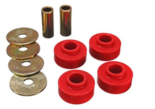 Energy Suspension - Energy Suspension 89-97 Ford Thunderbird / 99-04 Mustang Cobra Red Differential Carrier Bushings