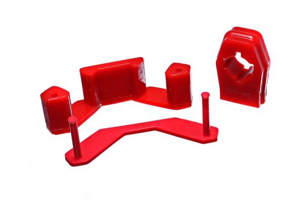 Energy Suspension - Energy Suspension 2015 Ford Mustang Manual Transmission Shifter Bushing Set - Red