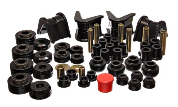 Energy Suspension - Energy Suspension 73-79 Ford F-150 Pickup 4WD Black Hyper-flex Master Bushing Set