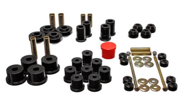 Energy Suspension - Energy Suspension 67-73 Ford Mustang Black Hyper-flex Master Bushing Set