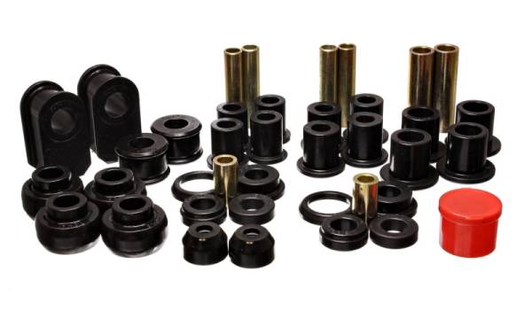 Energy Suspension - Energy Suspension 92-06 Ford E-250/E-350 Van 2WD Black Hyper-flex Master Bushing Set