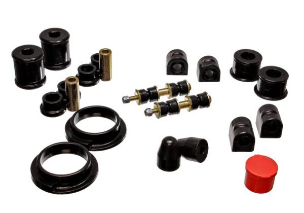 Energy Suspension - Energy Suspension 00-04 Ford Focus Black Hyper-flex Master Bushing Set