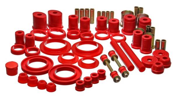 Energy Suspension - Energy Suspension 99-04 Ford Mustang Red Hyper-flex Master Bushing Set