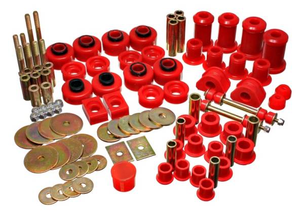 Energy Suspension - Energy Suspension Ford F-150/F-250 4WD Red Hyper-flex Master Bushing Set