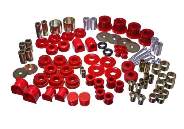 Energy Suspension - Energy Suspension 15-16 Ford Mustang Red Hyper-Flex Master Bushing Set