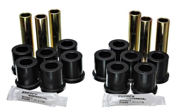 Energy Suspension - Energy Suspension 73-79 Ford F-100/F-150 2WD Black Rear Leaf Spring Bushing Set