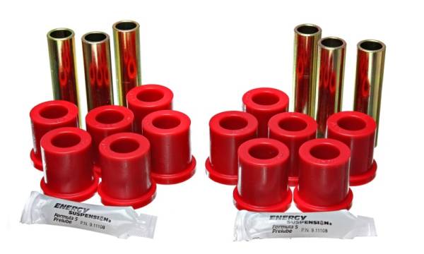 Energy Suspension - Energy Suspension Fd 2Wd Rr Sprg Bush Set - Red