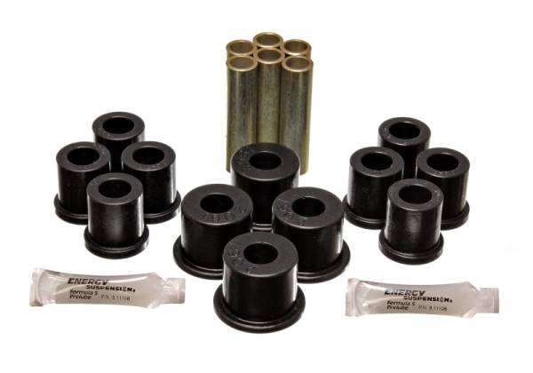 Energy Suspension - Energy Suspension Fd 4 Wd Frt Sprg Bush Set - Black