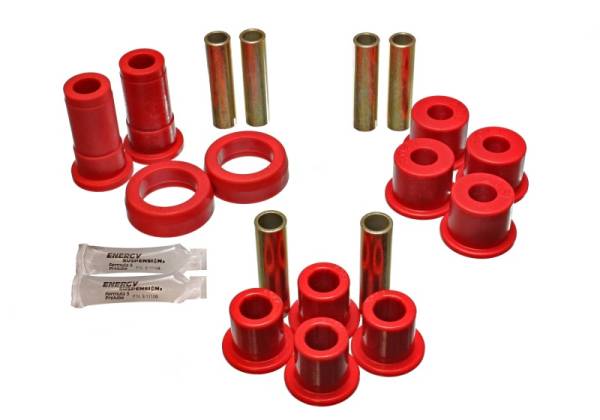 Energy Suspension - Energy Suspension 91-94 Ford Explorer/Bronco II 2WD/4WD Red Rear Leaf Spring Bushing Set