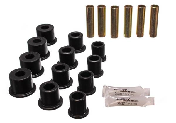 Energy Suspension - Energy Suspension Rear Spring Bushings - Black