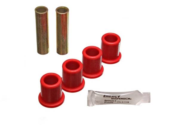 Energy Suspension - Energy Suspension 89-97 Ford Ranger Red Rear 2WD Frame Shackle Bushings Set