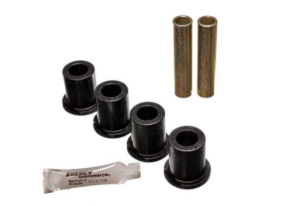 Energy Suspension - Energy Suspension 80-96 Ford Bronco / F150 / F250 / F350 Black Rear 4WD Frame Shackle Bushings Set