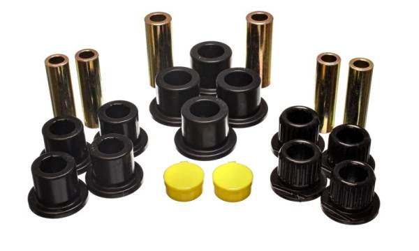 Energy Suspension - Energy Suspension Rear Leaf Spring Bushing Set - Black