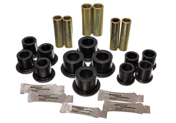 Energy Suspension - Energy Suspension 97-03 Ford F100/F150/F250 2WD Black Rear Leaf Spring Bushing Set