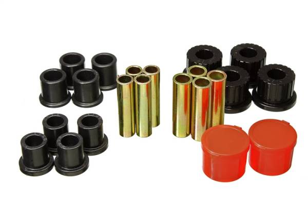 Energy Suspension - Energy Suspension 98-11 Ford Ranger 2/4WD Rear Leaf Spring Bushing Set - Black