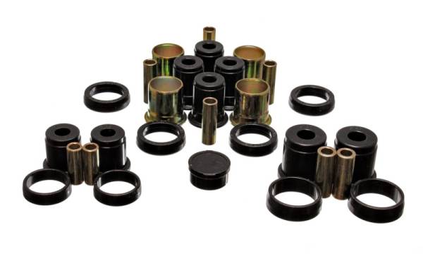 Energy Suspension - Energy Suspension 72-79 Ford Fairlane/GranTorino/Torino/Elite Black Rear End Control Arm Bushing Set