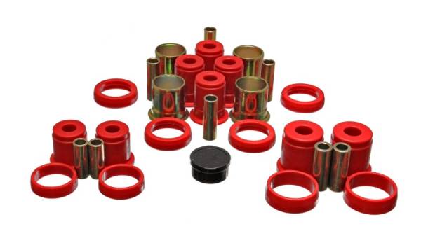 Energy Suspension - Energy Suspension 72-79 Ford Fairlane/GranTorino/Torino/Elite Red Rear End Control Arm Bushing Set