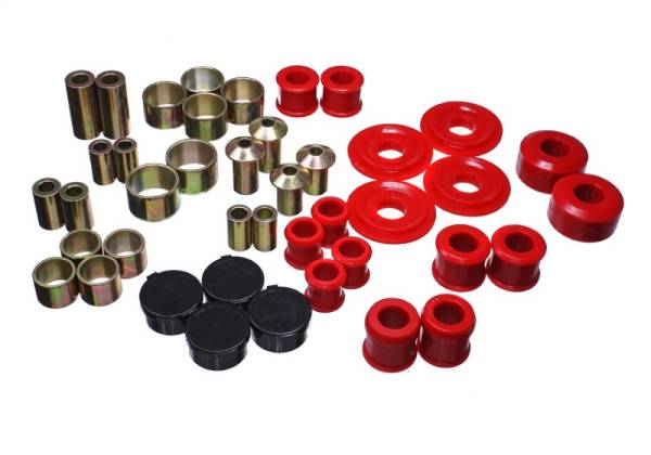 Energy Suspension - Energy Suspension 2015 Ford Mustang Rear Control Arm Bushing Set - Red