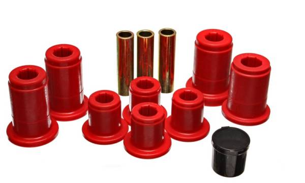 Energy Suspension - Energy Suspension Frt Control Arm Bushing Set - Red