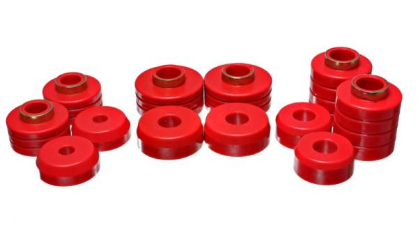 Energy Suspension - Energy Suspension Fd Ranger Cab Mount Set - Red