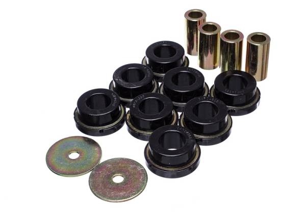 Energy Suspension - Energy Suspension 2015 Ford Mustang (Exc Cobra) Black Subframe Bushing Set