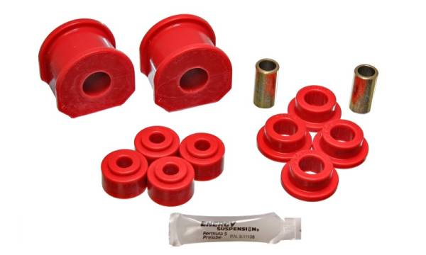 Energy Suspension - Energy Suspension Ford F100/150/250/350 Red Fr & Rr B Style 3/4in Sway Bar Bushing Sets