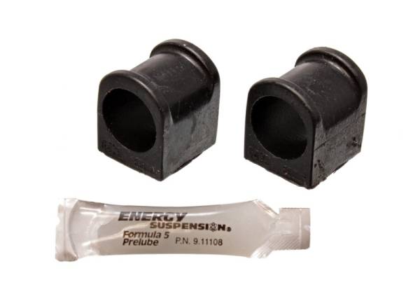 Energy Suspension - Energy Suspension 97-01 Ford Escort/ZX2 Black 25mm Front Sway Bar Bushing Set