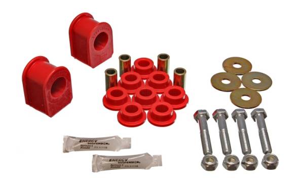 Energy Suspension - Energy Suspension 99-04 Ford F-250 4WD Red 30mm Rear Sway Bar Bushing Set