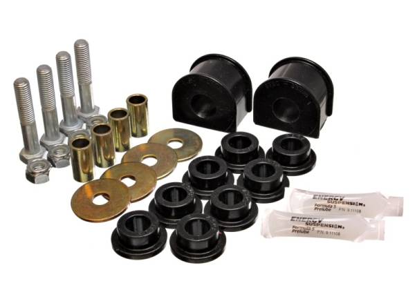 Energy Suspension - Energy Suspension 99-04 Ford F-150 Lightning 2WD Black Rear Sway Bar Bushing Set (Inc End Links)