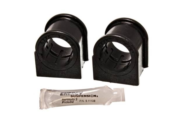 Energy Suspension - Energy Suspension 05-07 Ford Mustang Black Front Sway Bar Bushing Set (Must Reuse All Metal Parts)