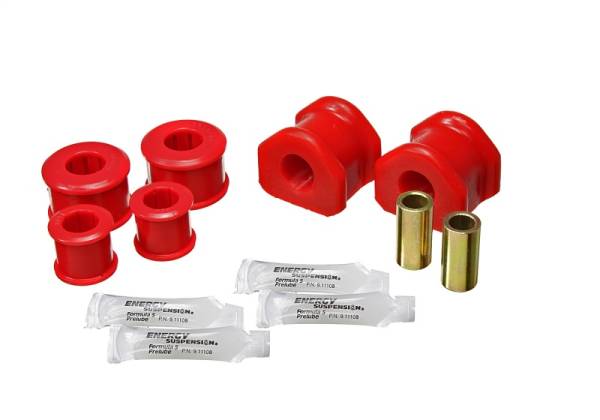 Energy Suspension - Energy Suspension 11-14 Ford Mustang Front Sway Bar Bushing Set 22mm - Red