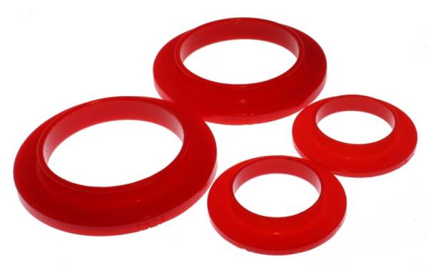 Energy Suspension - Energy Suspension 79-04 Ford Mustang SVO Red Rear Spring Upper & Lower Isolator Set