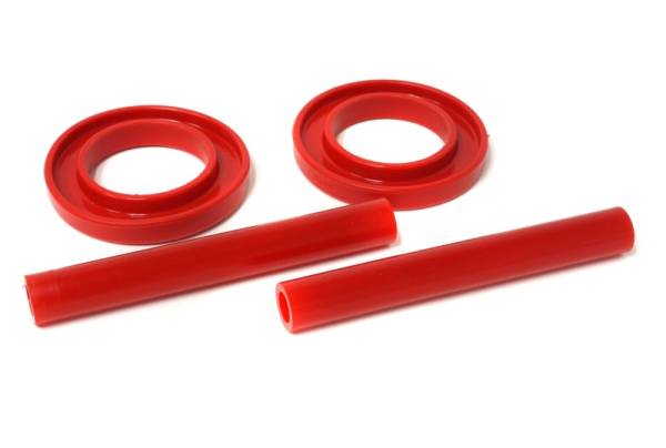 Energy Suspension - Energy Suspension 83-04 Ford Mustang SVO Red Front Spring Upper & Lower Isolator Set