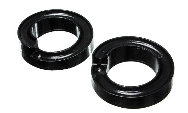 Energy Suspension - Energy Suspension 2005-07 Ford F-250/F-350 SD 2/4WD Front Coil Spring Isolator Set - Black