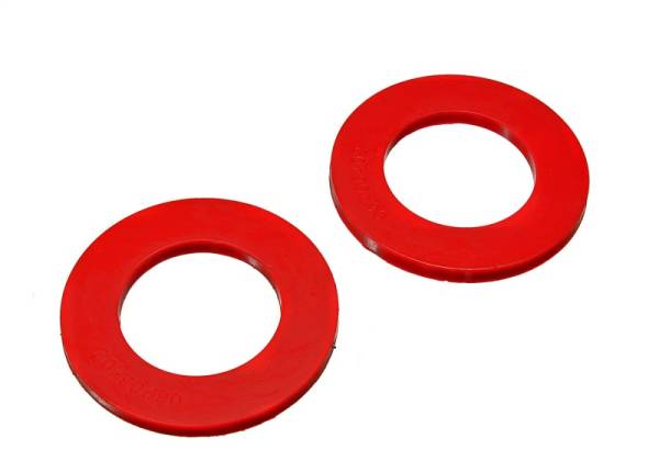 Energy Suspension - Energy Suspension Front Coil Spring Isolator Set - Red