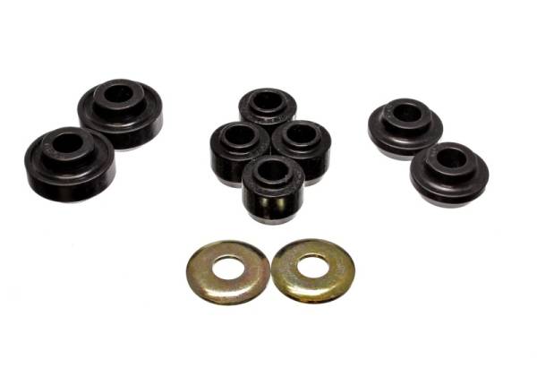 Energy Suspension - Energy Suspension 86-95 Ford Taurus Black Front Strut Rod Bushing Set - 4.7119G