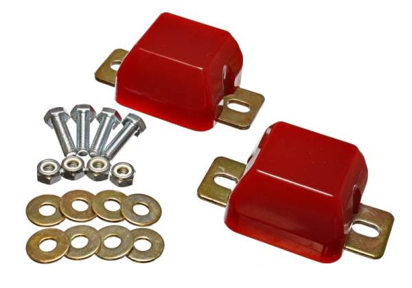 Energy Suspension - Energy Suspension 00-04 Ford Excursion / 99-04 F-250 Super Duty 4WD Red Front Axle Bump Stop Set