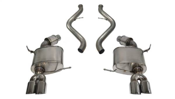 Corsa Performance - Corsa 2008-2012 BMW M3 Convertible E93 Polished Sport Cat-Back Exhaust