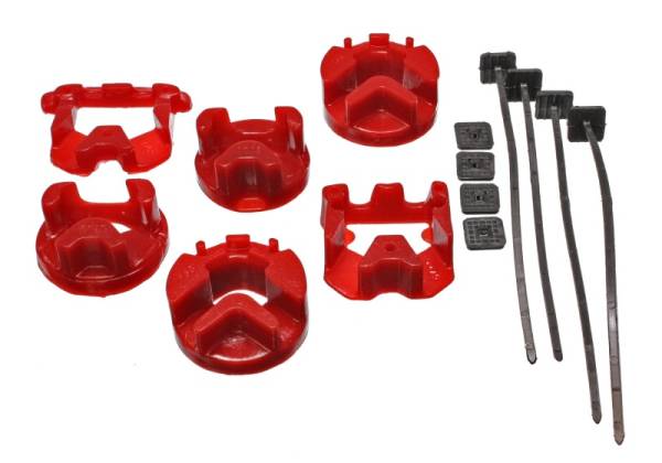 Energy Suspension - Energy Suspension 95-99 Chrysler Neon Red Motor & Transmission Mount Inserts