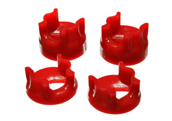 Energy Suspension - Energy Suspension 98-02 Dodge Ram 2500/3500 Red Motor Mount Insert Set for 5.9L Cummins 24V